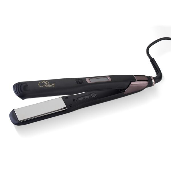 Crazzy professional hair straightener Tourmaline titanium