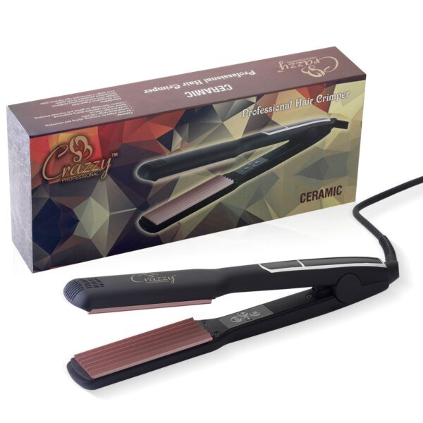 Crazzy professional hair crimper ceramic