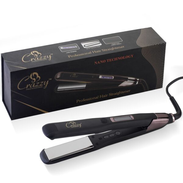 Crazzy professional hair straightener Nano technology