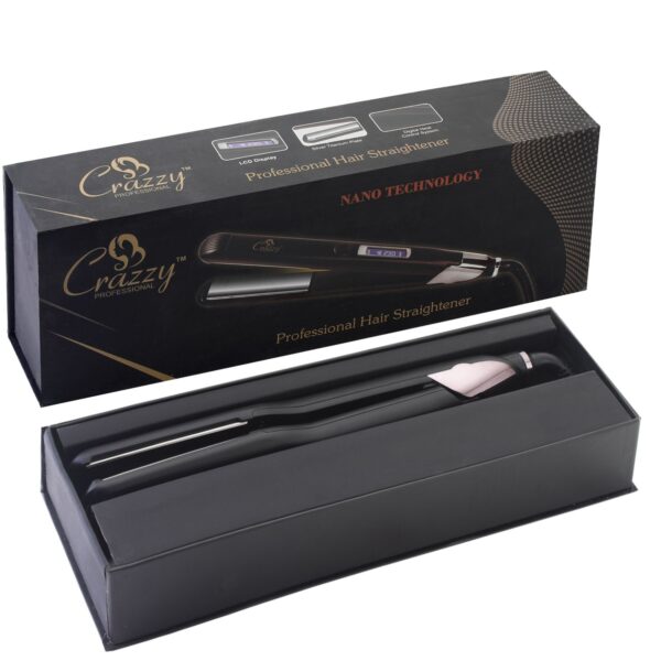 Crazzy professional hair straightener Nano technology