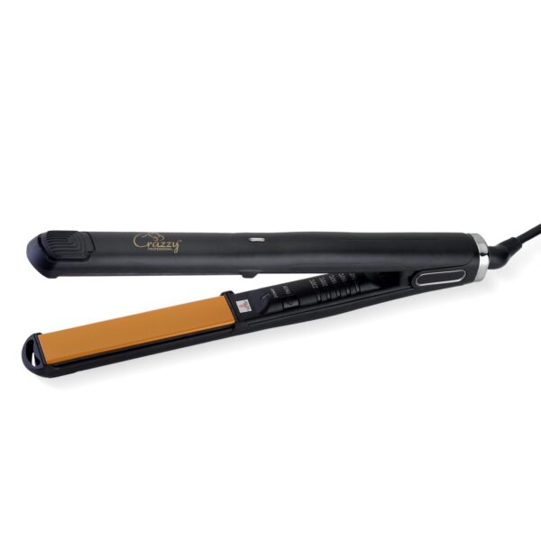 Crazzy professional hair straightener Ionic titanium