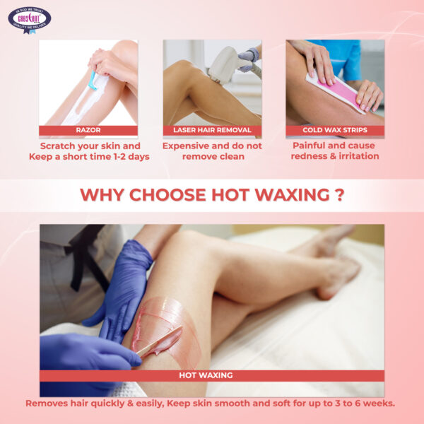 crescent hot waxing comparison with other waxing methods