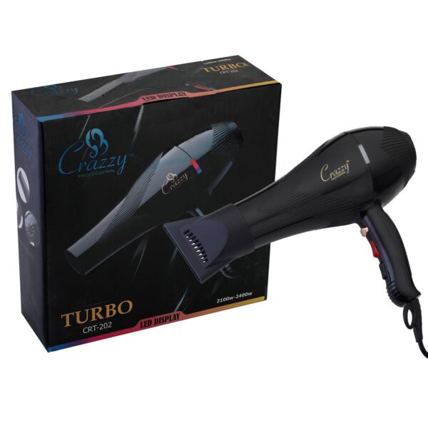 Crazzy professional hair dryer turbo