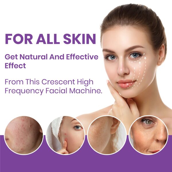 Crescent Premium High Frequency Ozone Treatment Beauty Machine natural effective skin