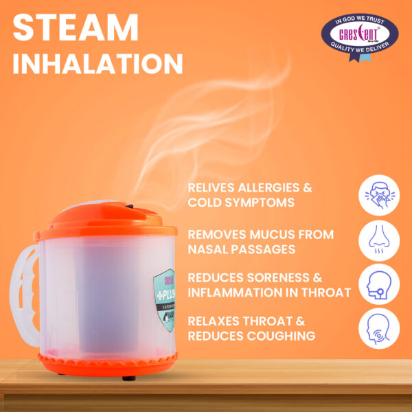 crescent plus facial steamer vaporizer steam inhalation cold cough relieve