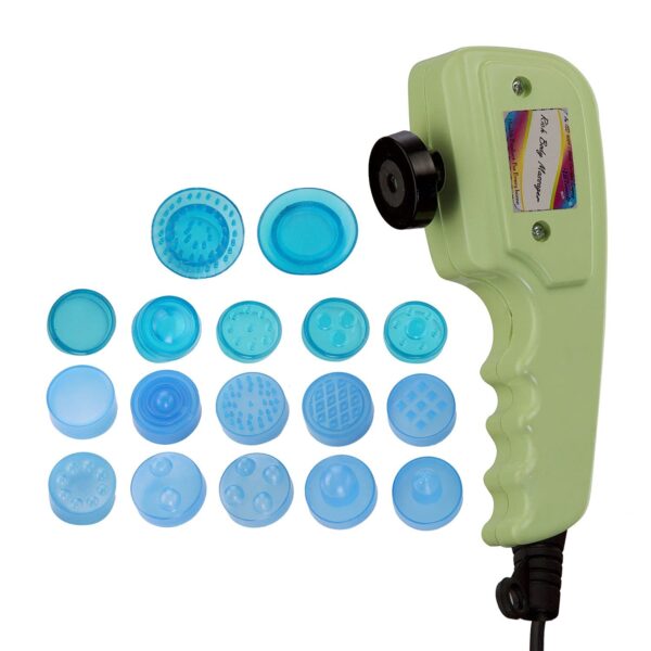 crescent rich electric body massager pain relieve device light green