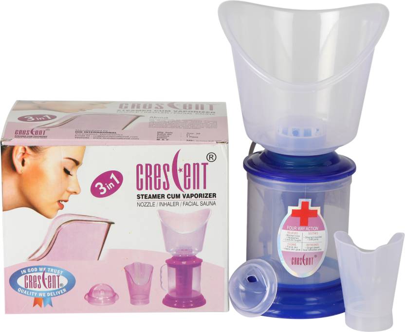 Crescent 3 IN 1 Facial Steamer for Cold and Cough,...