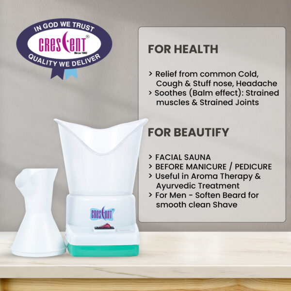 Crescent Facial Sauna Benefits