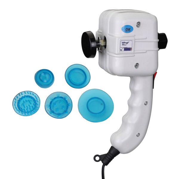 crescent electric massager 5 attachment white