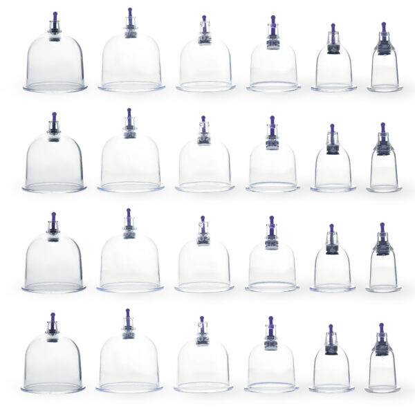 Crescent Hijama Cups 24 piece set