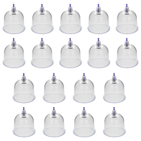 Crescent Hijama Cups 18 piece set size 1