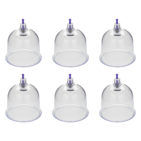 Crescent Hijama Cups 6 piece set size 1