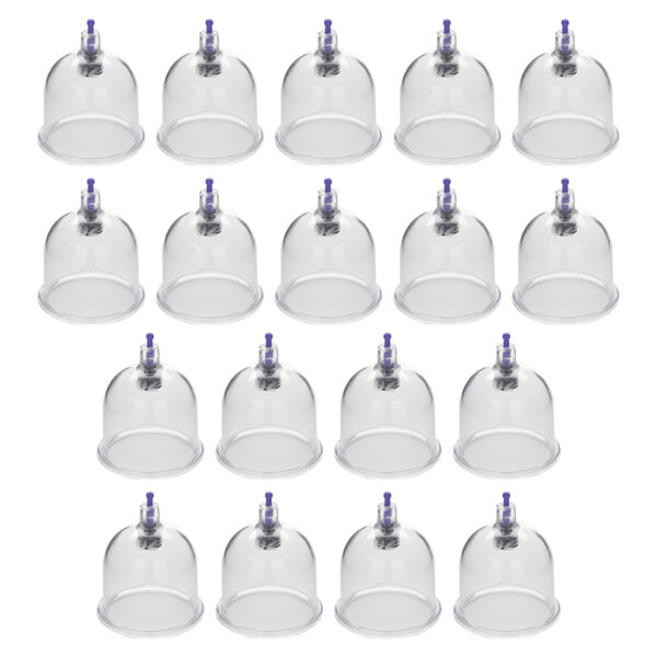 Crescent Hijama Cups 18 piece set size 2