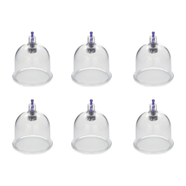 Crescent Hijama Cups 6 piece set size 2