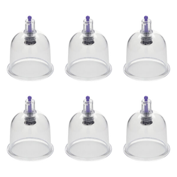 Crescent Hijama Cups 6 piece set size 3