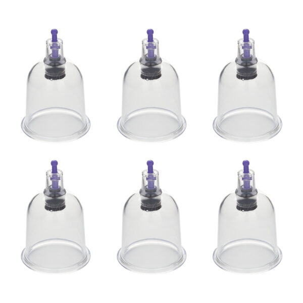 Crescent Hijama Cups 6 piece set size 4